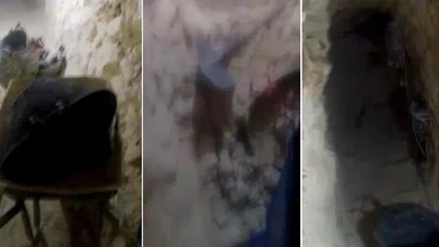 YPG/PKK'nın Münbiç'teki Tünelleri Görüntülendi