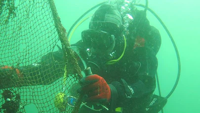 Çanakkale Boğazı hayalet ağlardan kurtarıldı