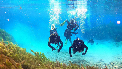 Sivas'ın gölleri "balık adamları" cezbediyor