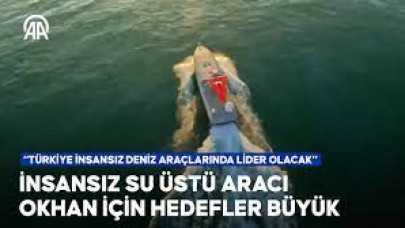 İnsansız su üstü aracı OKHAN, görev bekliyor