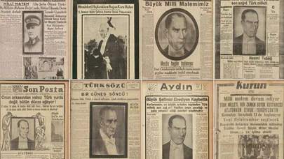 10 Kasım matemi gazetelerin tarihi manşetlerinde