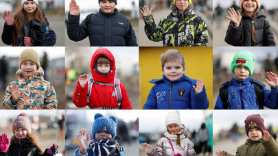 Savaştan kaçan çocuklardan dünyaya