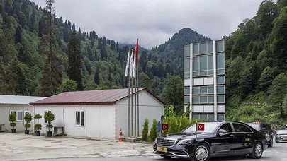 Cumhurbaşkanı Erdoğan Ayder Yaylası'nda incelemelerde bulundu