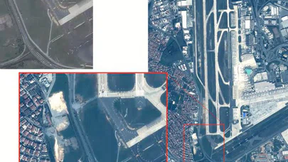 Türkiye'nin Kovid-19 sonrası boş kalan meydanları uzaydan görüntülendi