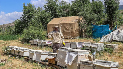 Vanlı kadın çiftçi devlet desteğiyle arıcılığı meslek edindi