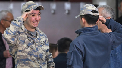 Engelli gençler için temsili askerlik uygulaması yapıldı