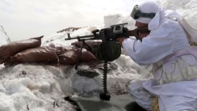 Mehmetçik, sıfırın altında 39 derecede terörle mücadele ediyor