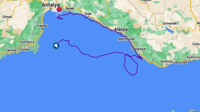 Uydudan izlenen caretta caretta "Lara", bir ayda 500 kilometre yol katetti