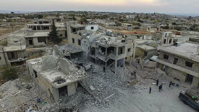 İdlib'de rejim ve destekçisi Rusya'nın yol açtığı yıkım büyüyor