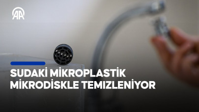 Sudaki mikroplastik mikrodiskle temizleniyor