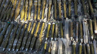 Diyarbakır'da 105 roketatar mühimmatı ele geçirildi