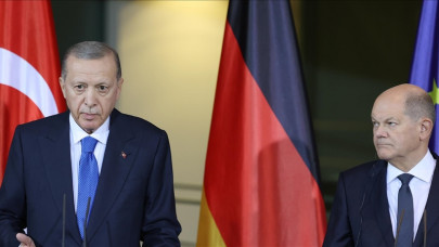 Cumhurbaşkanı Erdoğan, Almanya Başbakanı Scholz ile ortak basın toplantısı düzenledi