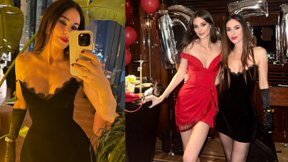 Defne Samyeli'nin kızı Deren Talu doğum günü partisinde! 30 yaşına merdiven dayadı