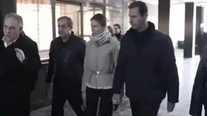 Rusya'ya kaçan Esad ve Ailesi Böyle görüntülendi! Esad ve yanındkiler  dikkat çekti