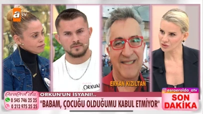 Esra Erol’da DNA Testi Krizi! Orkun Tetik ve Erkan Kızıltan Karşı Karşıya! Babası Erkan Kızıltan Nerede?
