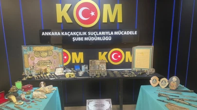 Tarihi eser kaçaklığı yapan 12 şüpheliye operasyon!