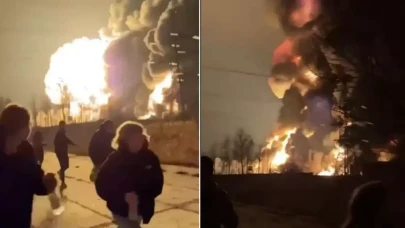 Ukrayna’dan Rusya’ya Drone Saldırısı: Rostneft Petrol Rafinerisi Alev Alev!