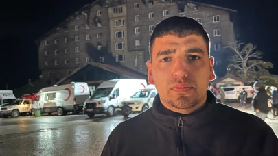 Yanan otel çalışanından yürek burkan sözler: ''İnsanlar çocuklarını aşağıya attı''