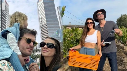 Kurt Efe Babasının Omzunda! Kıvanç Tatlıtuğ’un Londra’daki Yeni Hayatı