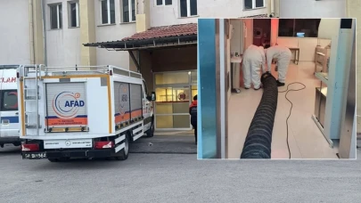 Hastanede patlama! Sızıntıya AFAD müdahale etti