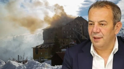 Tanju Özcan'dan yanan otelin yıkımını durdurma çağrısı