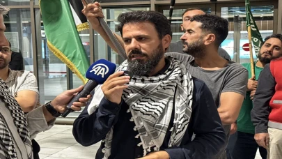 Sumud Filosu aktivisti Davut Daşkıran Mersin’de tekbirlerle karşılandı!