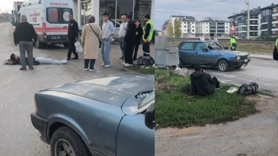 Kütahya’da ehliyetsiz sürücü dehşeti: Kaldırımdaki 2 kardeş yaralandı