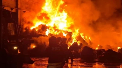 Organize Sanayi'de alev alarmı! Vali olay yerinde