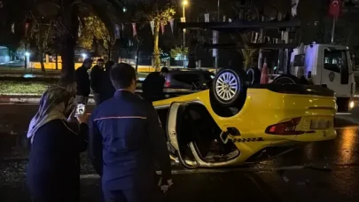 Fatih’te sağanak felaketi sürücüyü yuttu! o anlar kamerada