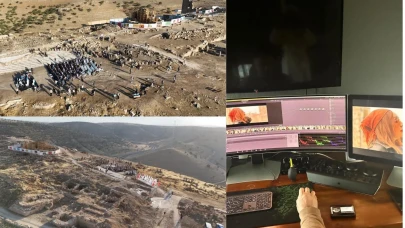 Zerzevan Kalesi'nde bir ilk: "Sahra" filmi vizyona girdi