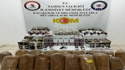Samsun'da kaçakçılık operasyonu: 18 zanlı yakalandı