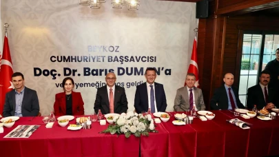 Beykoz'dan Bakırköy'e uğurlandı: Başsavcı Barış Duman’a teşekkür ve vefa gecesi