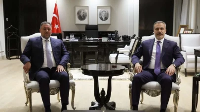 Dışişleri Bakanı Hakan Fidan, Iraklı siyasetçi Hamis Hançer ile görüştü