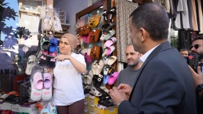 CHP’li başkanın esnaf turu olaylı bitti: 'Bıktık, tükendik' sesleri yükseldi!
