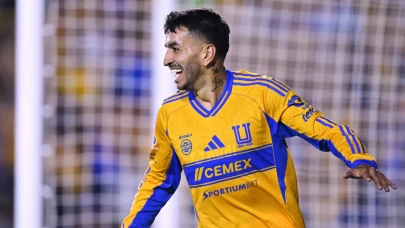 Angel Correa, Meksika’da evinin önünde ayıyla karşılaştı