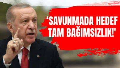 Cumhurbaşkanı Erdoğan'dan kritik açıklamalar: 'Savunmada hedef tam bağımsızlık!'