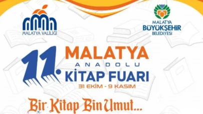 11. Malatya Anadolu Kitap Fuarı 'Bir kitap bin umut' temasıyla başlıyor!