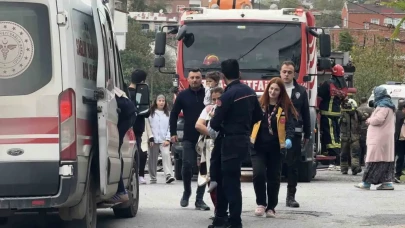 Arnavutköy’de yangın paniği: Anne ve 3 çocuğu son anda kurtarıldı!