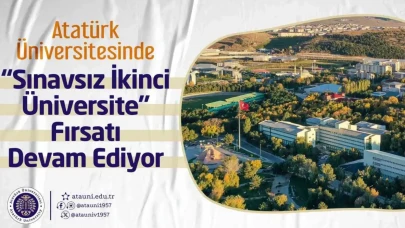 Atatürk Üniversitesi'nden sınavsız ikinci üniversite fırsatı: Başvurular devam ediyor!
