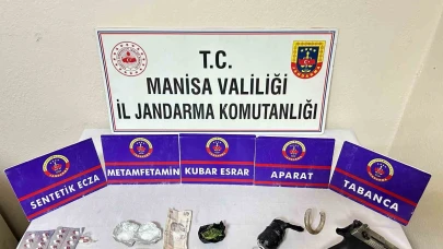 Manisa'da Jandarmadan zehir tacirlerine darbe: 2 Kişi tutuklandı