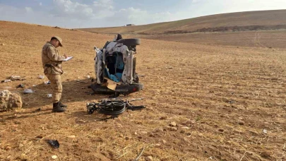 Yürek burkan kaza: Araç uçuruma sürüklendi!