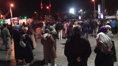 Üsküdar Meydanı’nda İsrail protestosu