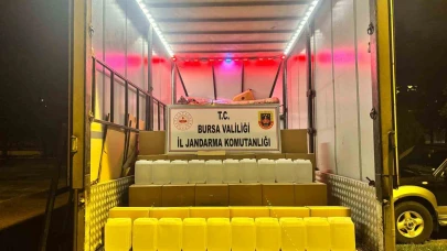 İznik’te bin litre kaçak etil alkol ele geçirildi