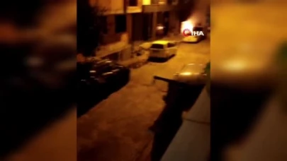 Sultangazi’de elektrikli araç yanarak küle döndü