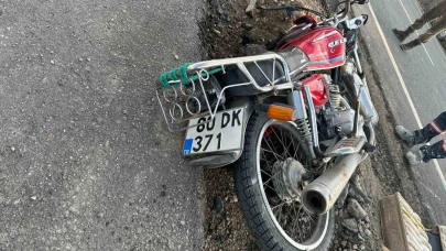 Tankerle çarpışan motosiklet sürücüsü hayatını kaybetti