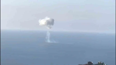 Trabzon açıklarında denizde patlama! Sesi duyan pencereye koştu