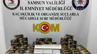 Samsun’da dumanı tüten operasyon! 'sigara' değil üretim hattı