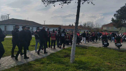 Şehit ocağına taziye: 300 motosikletli İlker Aykut’un ailesinin yanında oldu!