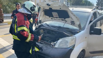 Bir anda alevlere teslim oldu: Efeler'de korku dolu dakikalar!