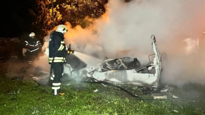 Edirne’de esrarengiz yangın! Mezar ziyareti ölümden kurtardı